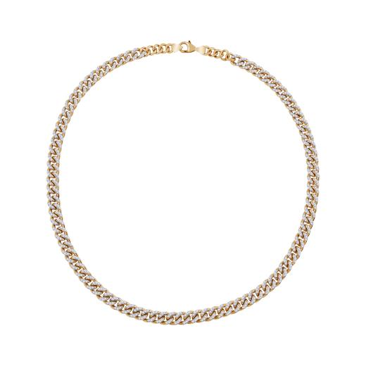 10K Yellow Gold 6.25CTW Diamond Cuban Chain
