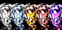 Picture of colorful gemstones