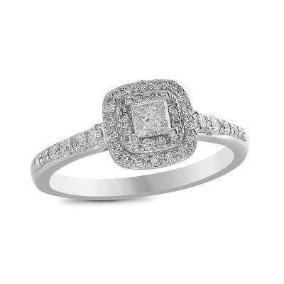 KI&SA　1154540 Glacier Fire 10K Rose Gold 0.50CTW Diamond Ring | Charm Diamond