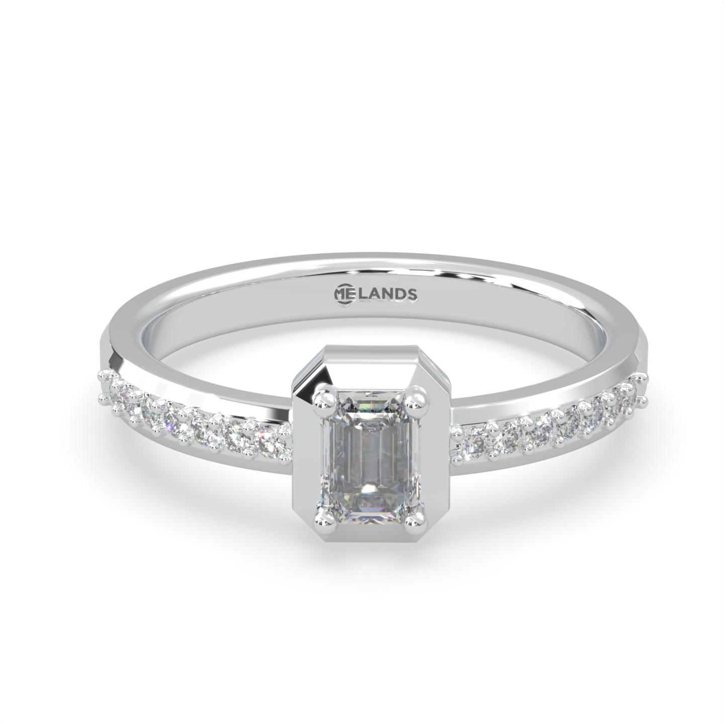 Lands Collection Modern Electrum Canadian 0.35CTW Diamond Fashion Ring Size 7