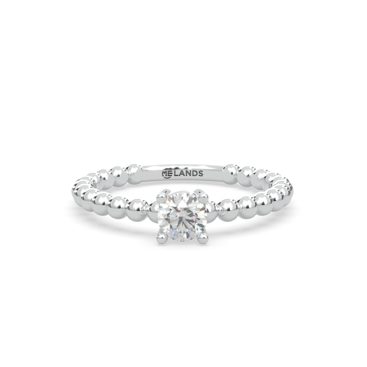 Lands Collection Modern Electrum Canadian 0.27CT Diamond Fashion Ring Size 7