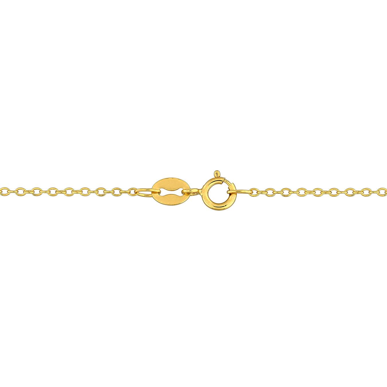 Julianna B Yellow Plated Sterling Silver Garnet Butterfly 17" Pendant