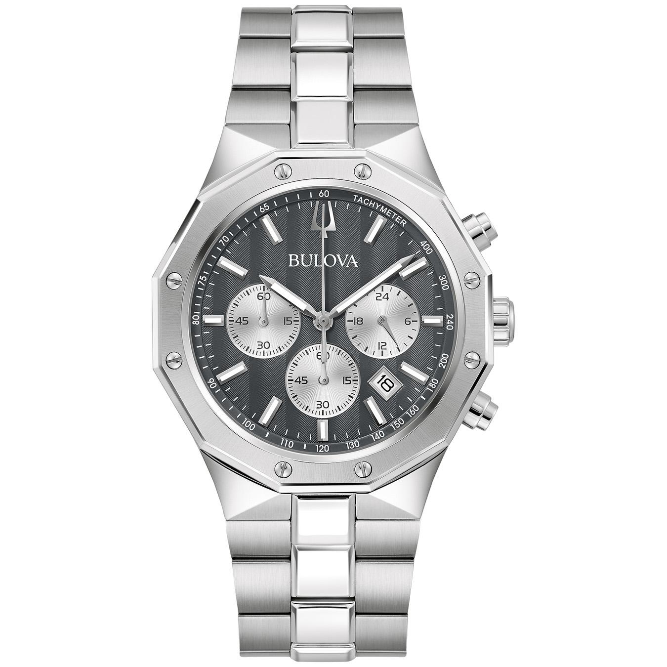 Bulova Men's Silver-Tone Prestige Classic Watch