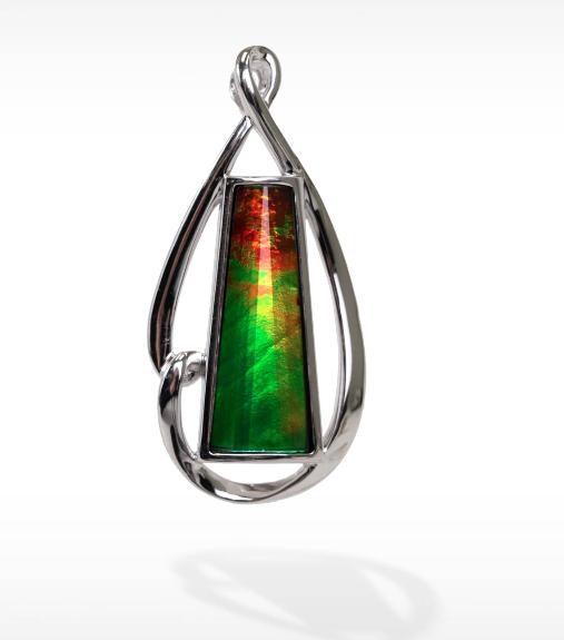 KORITE SILVER 2.0 Sterling Silver Ammolite Pendant