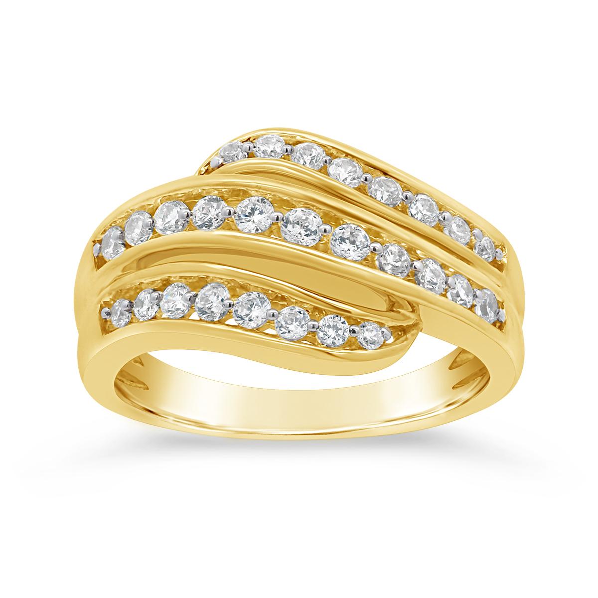 New Brilliance Lab Grown 0.45CTW Diamond Fashion Band in 10K Yellow Gold
