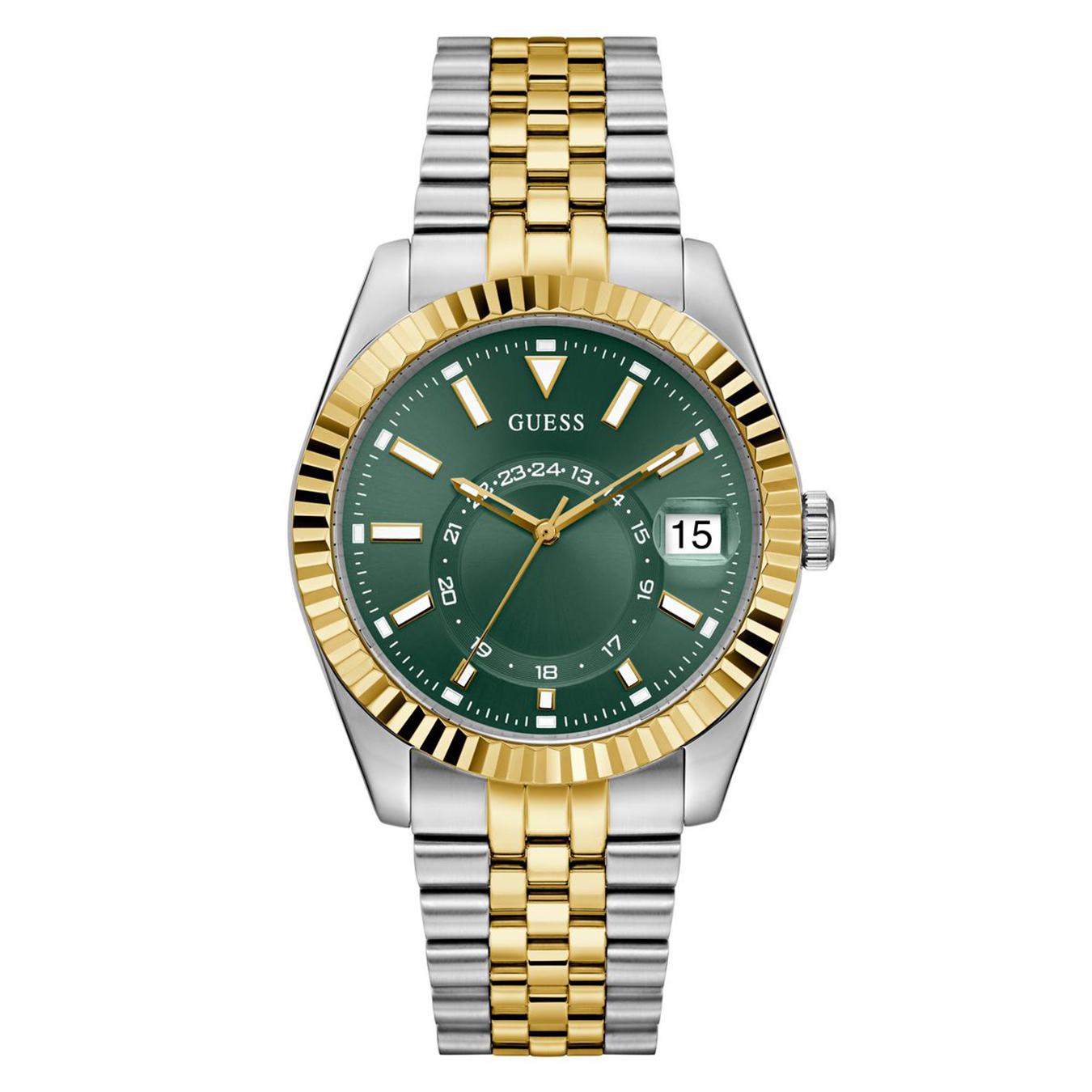 GUESS Men's 2-Tone Multi-function Date Watch