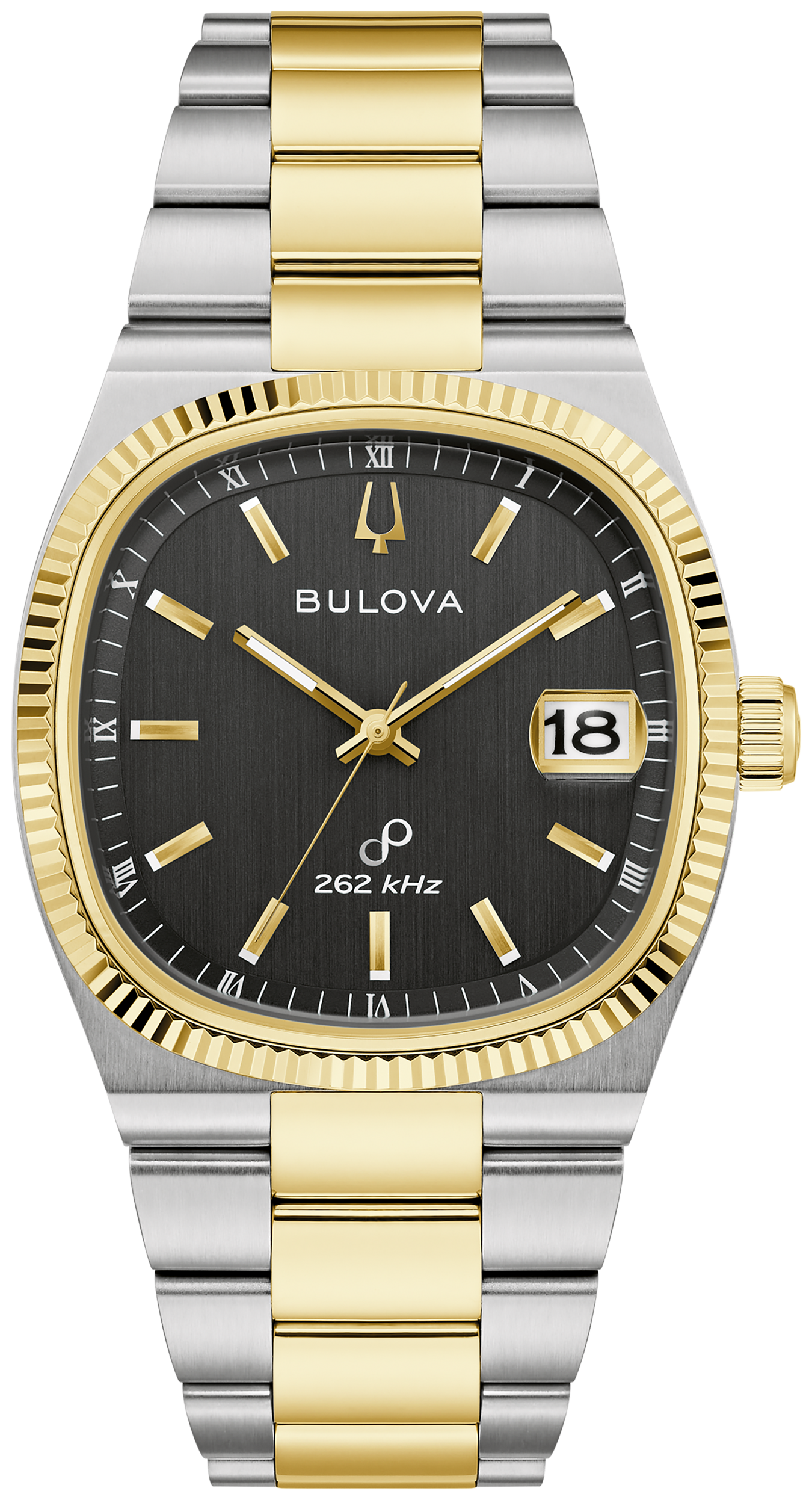 Bulova Men's Super Seville Black Dial Watch