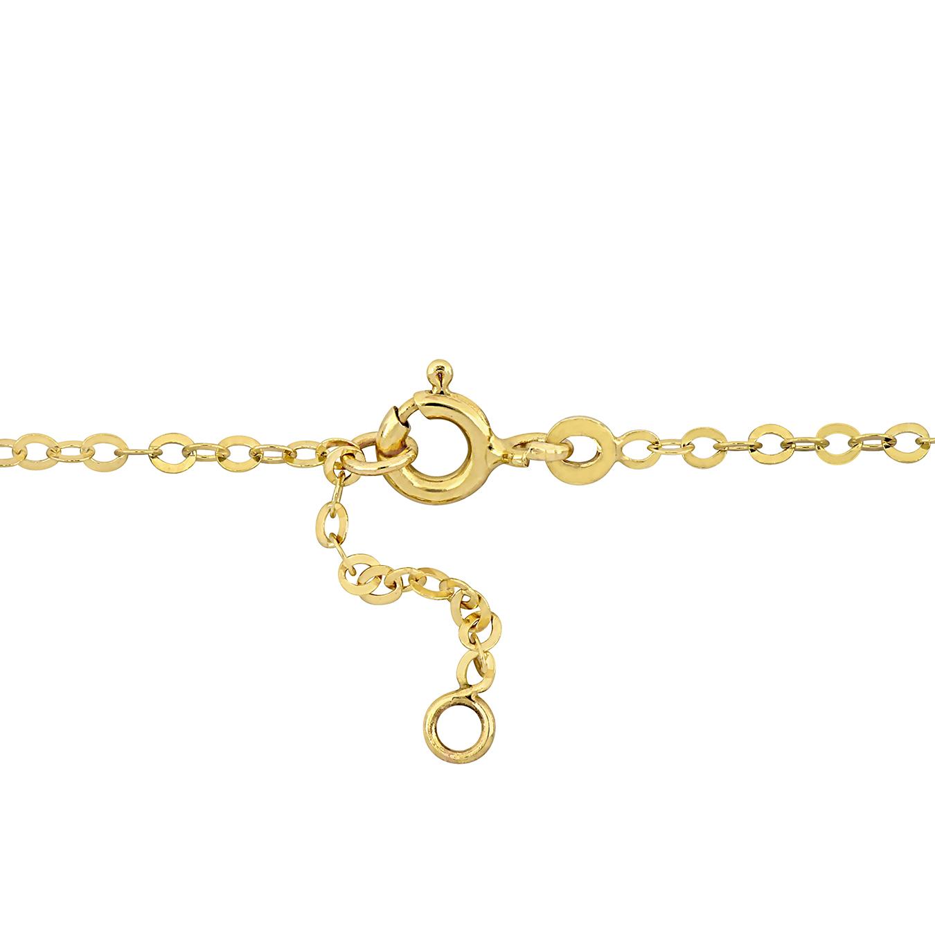 Julianna B Children's 14K Yellow Gold Enamel Butterfly Bracelet 6"+.5" Extender