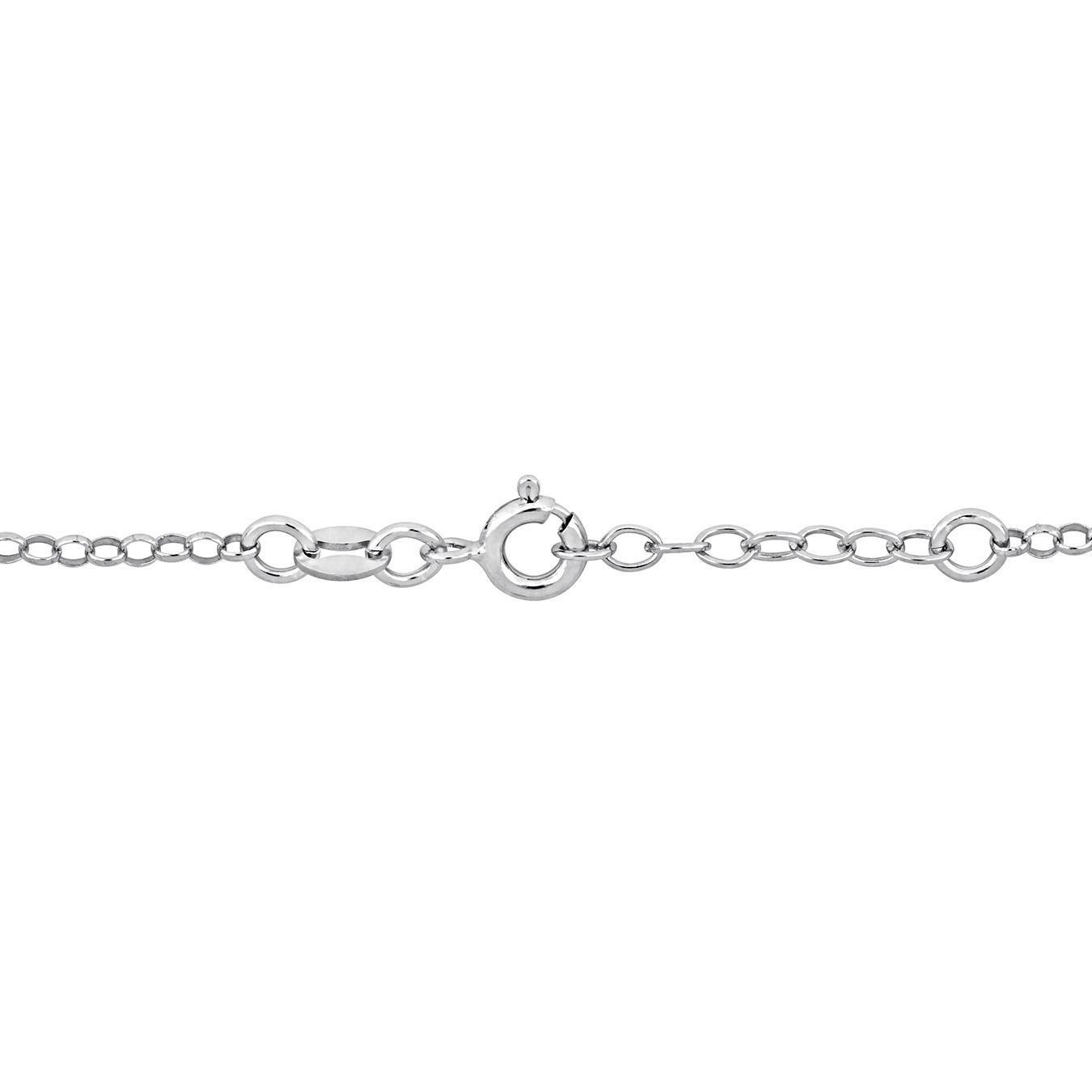 Julianna B Children's Sterling Silver Enamel Cherry Bracelet 6.5"+1" Extender