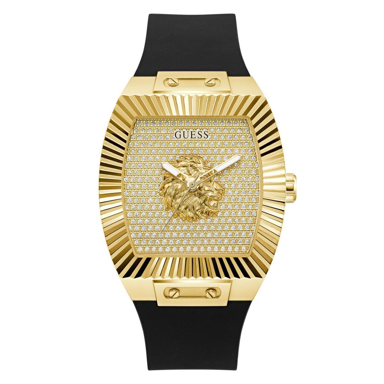 Guess Mens Yellow Gold Tone Phoenix Watch