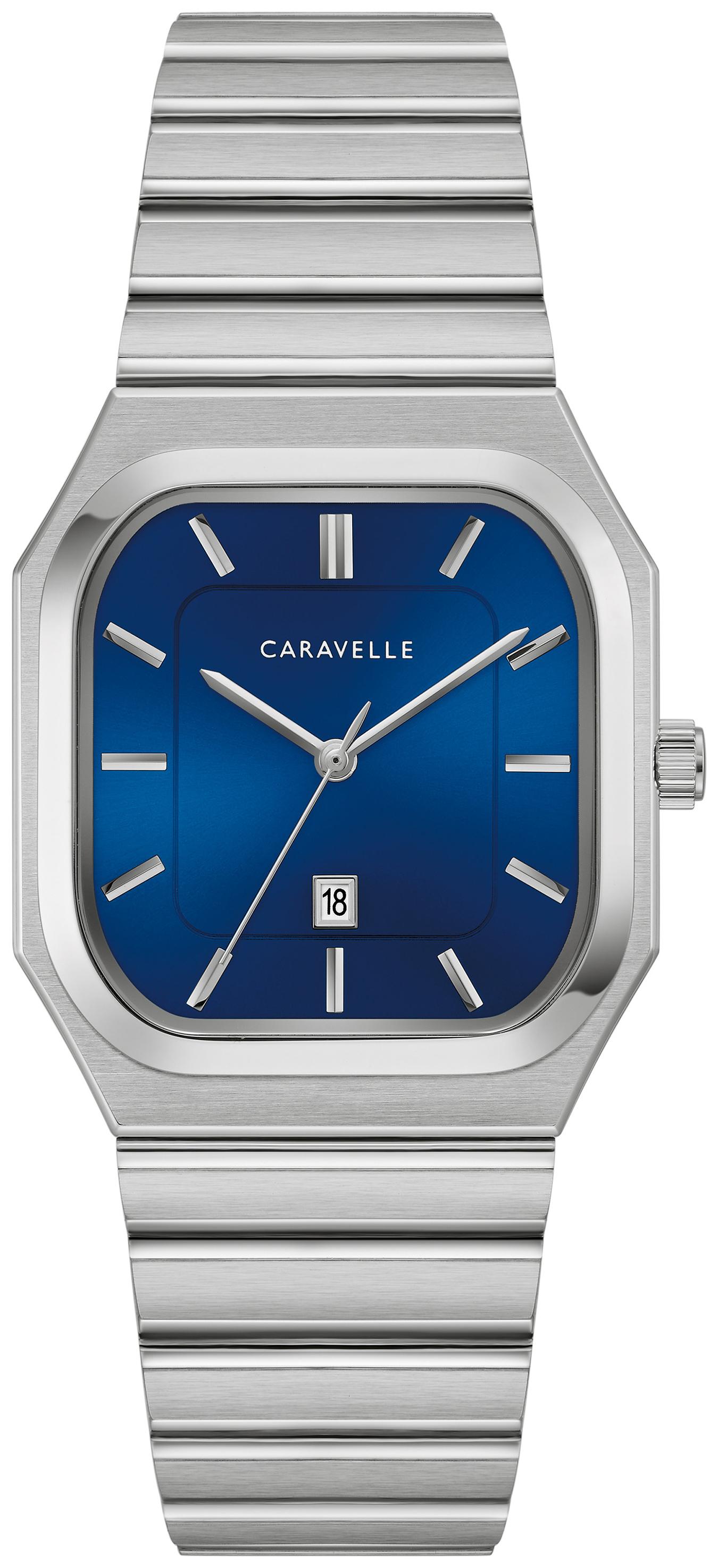 Caravelle Men's Classic Blue Dial Watch