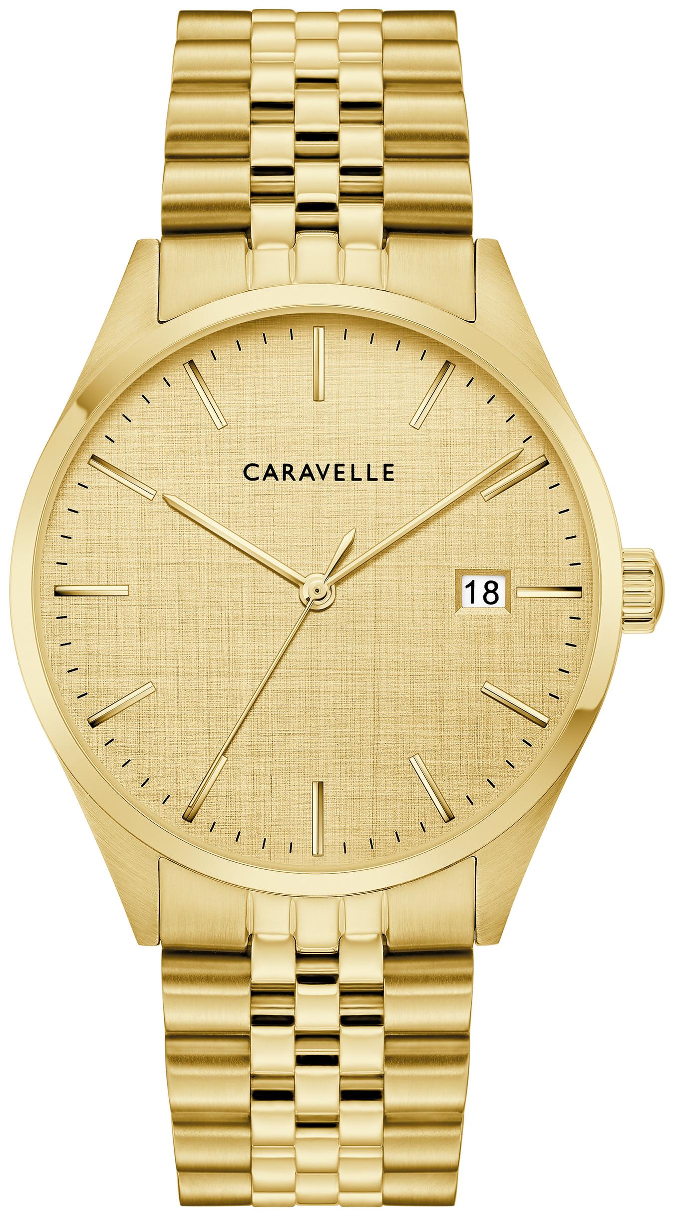 Caravelle Men's Dress Champagne Dial Watch