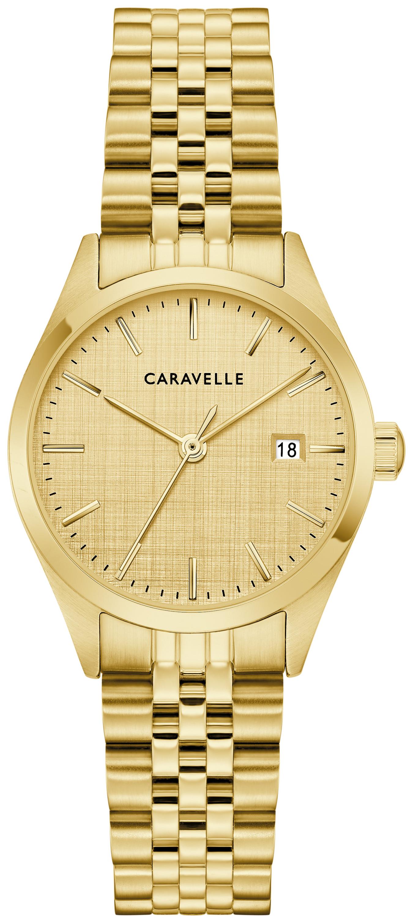 Caravelle Women's Dress Champagne Dial Watch