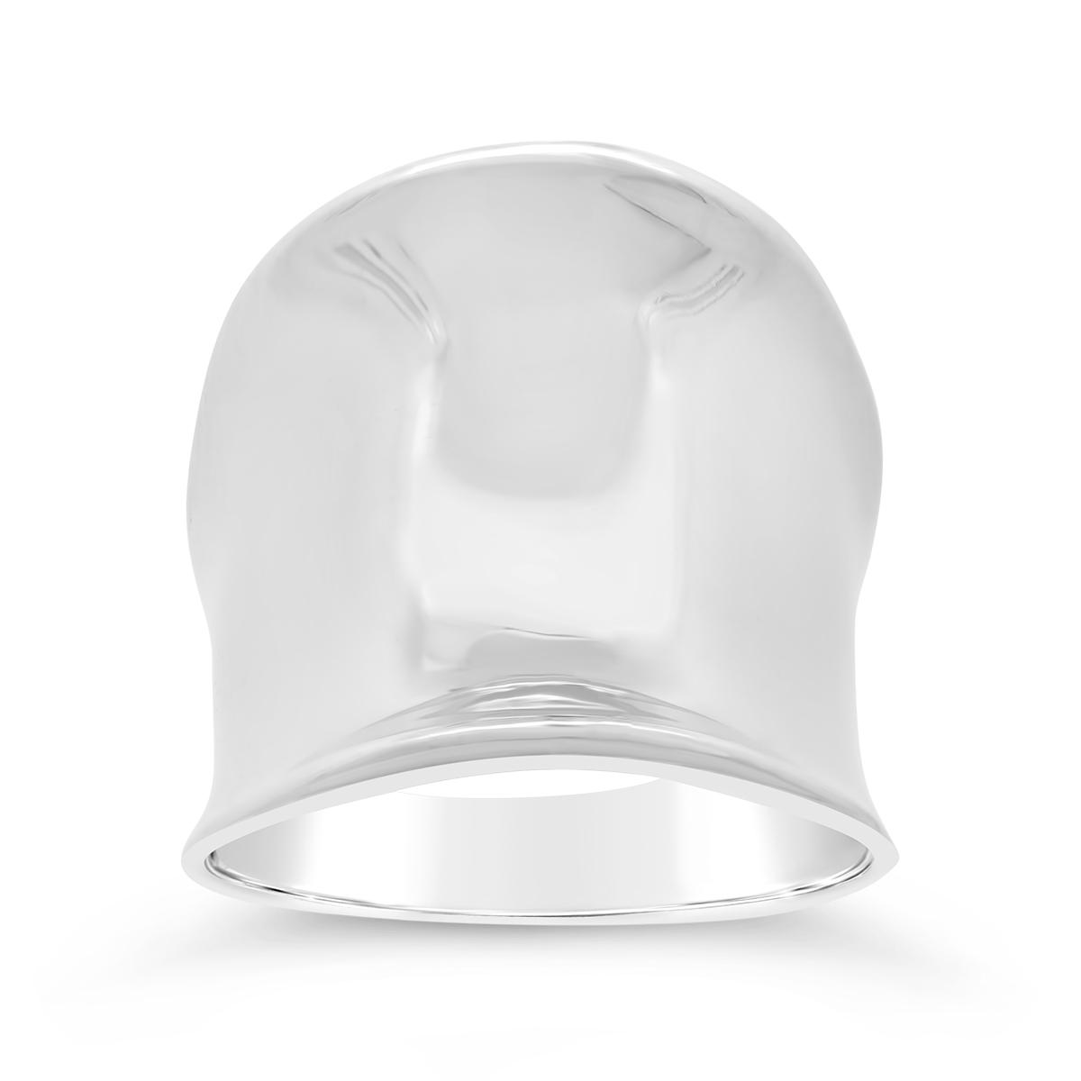 Athena Amore Sterling Silver Wide Fashion Ring