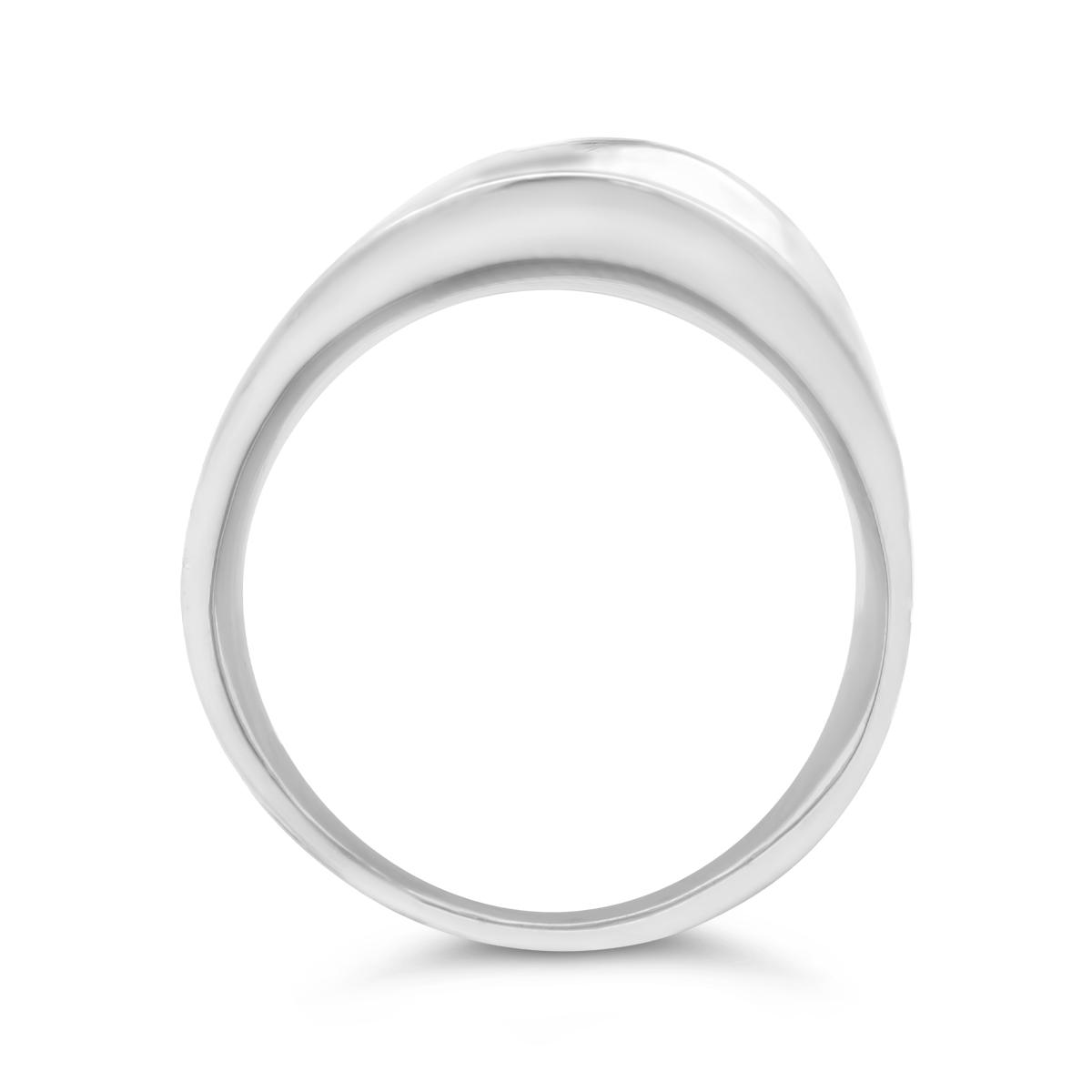Athena Amore Sterling Silver Wide Fashion Ring