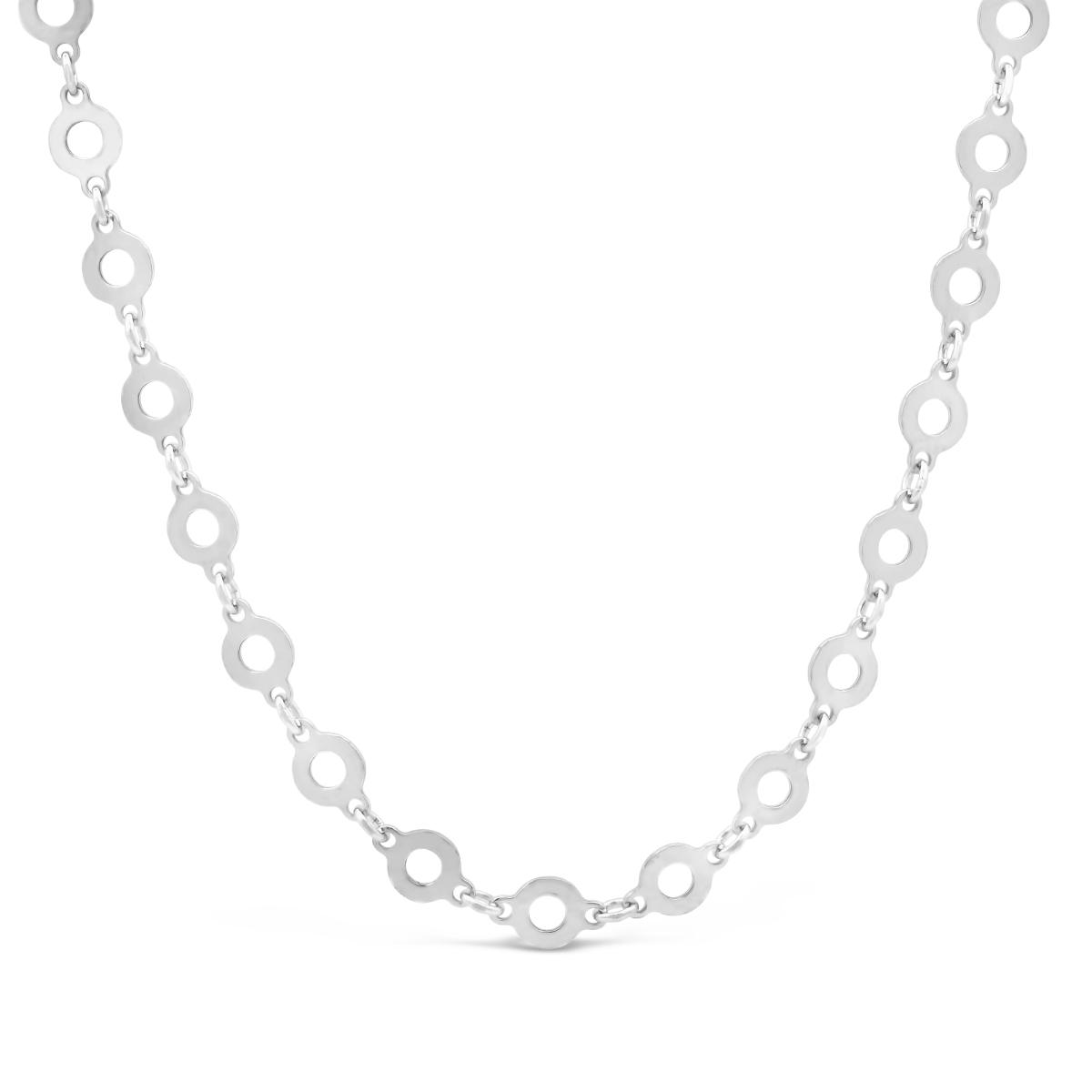 Sterling Silver 18" Starburst Link Chain