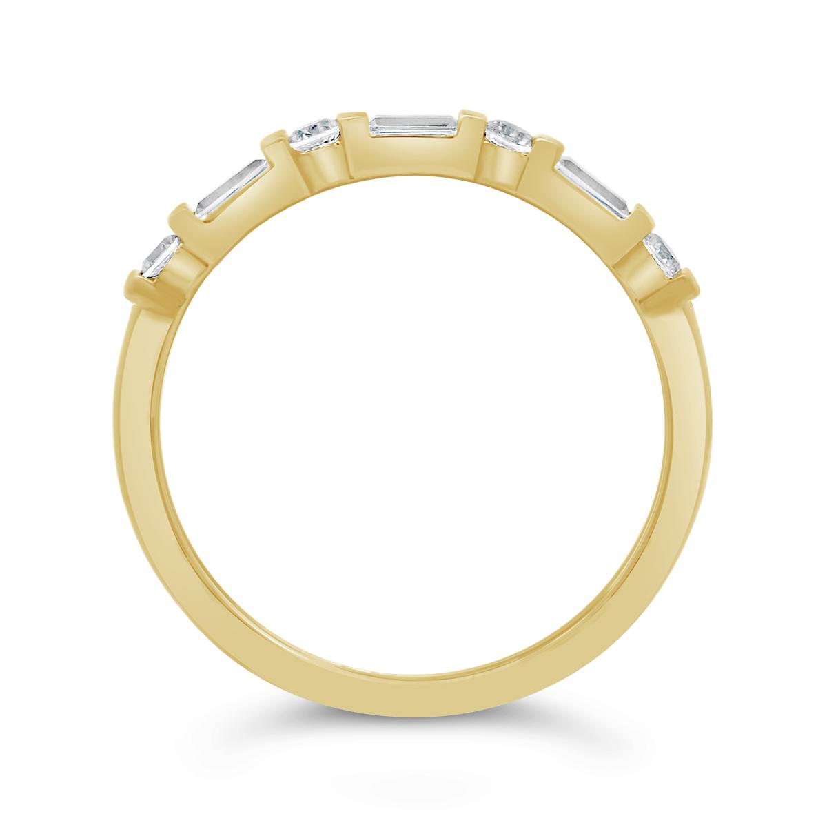 New Brilliance Lab Grown 0.25CTW Diamond Band in 10K Yellow Gold