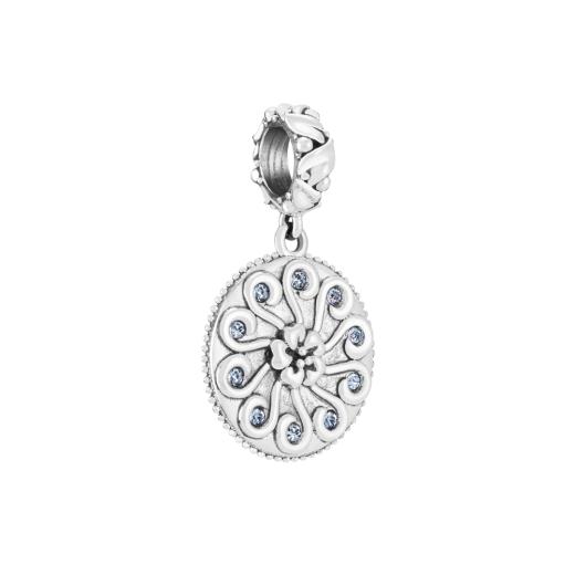 Chamilia Sterling Silver Antique Swirl Mom