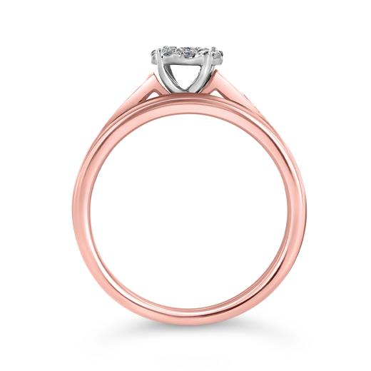 10K Rose Gold 0.50CTW Bridal Set | Charm Diamond Centres