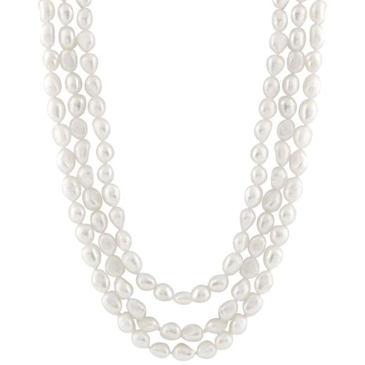 Endless 64" Baroque 8-9mm Pearl Necklace