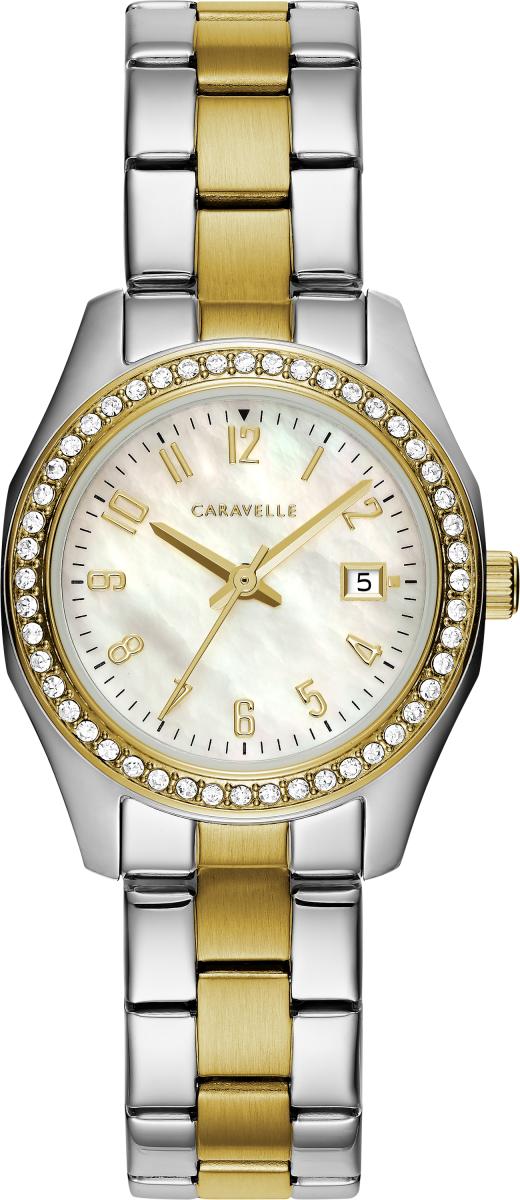 Caravelle Women's Traditional Gold Tone Watch