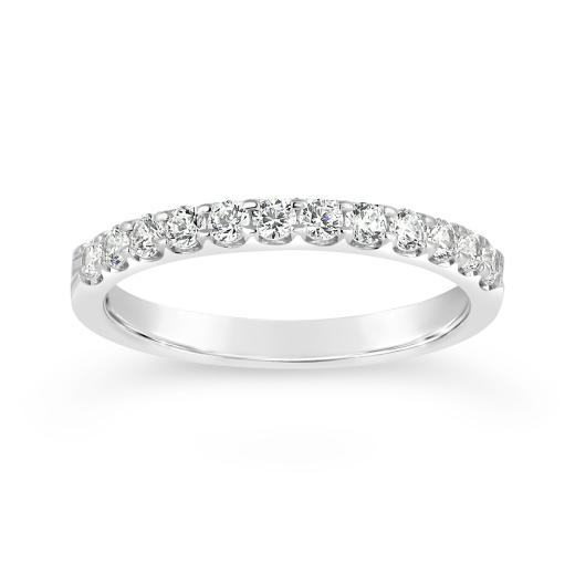 Glacier Fire 14K White Gold 0.44CTW Diamond Wedding Band