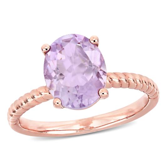 Julianna B 14K Rose Gold Rose De France Fashion Ring
