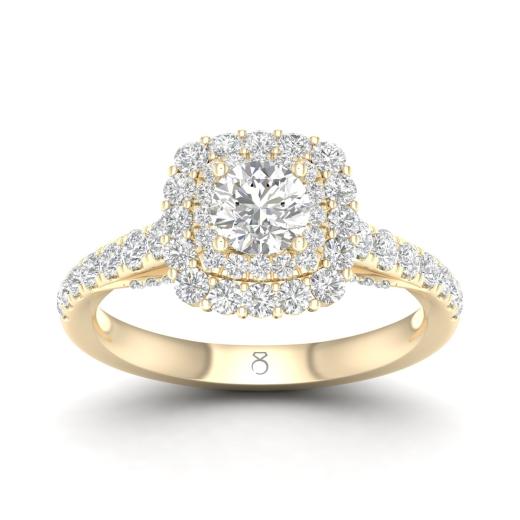 My Diamond Story 14K Yellow Gold 1.25CTW Diamond Bridal Ring