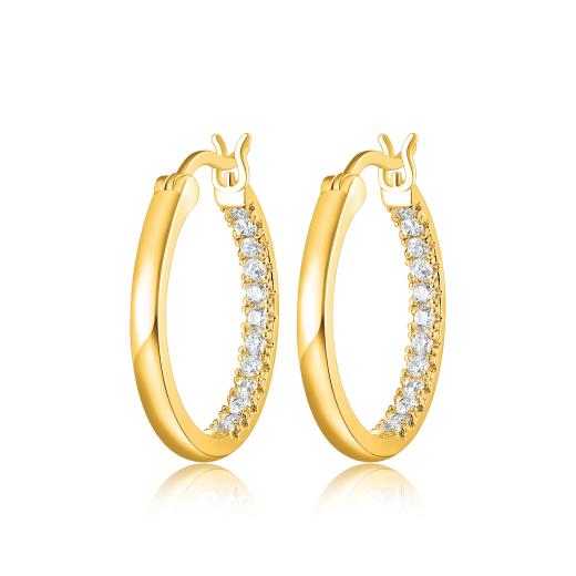 Reign Half Pave Hoops