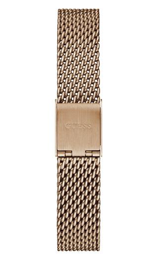 Guess Women's Rose Gold-Tone Mesh Watch