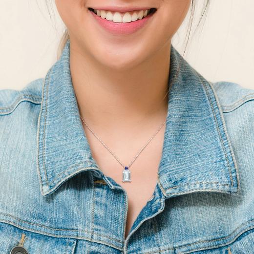 Julianna B Sterling Silver Aquamarine