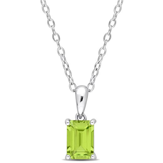 Julianna B Sterling Silver Peridot Pendant