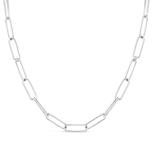 Sterling Silver 18" Paperclip Link Chain