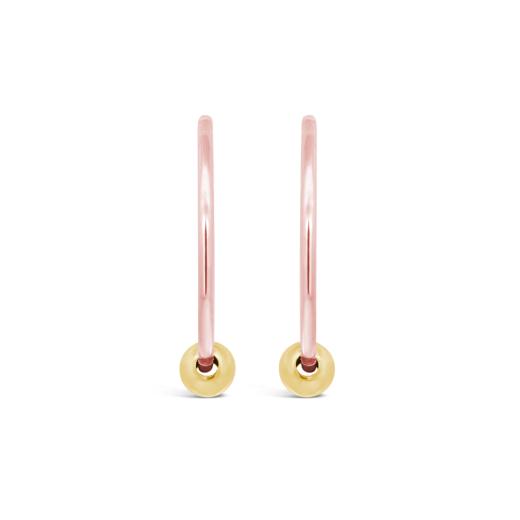 10K Rose Gold Sleeper with Bead
