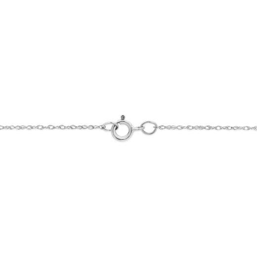Infinite Love 10K White Gold Diamond Pendant