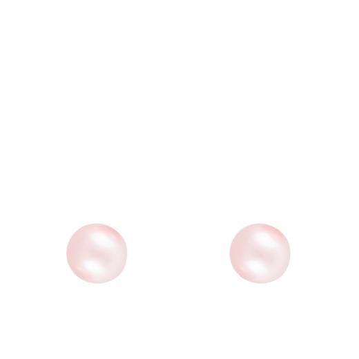 Sterling Silver 7-8mm Pink Freshwater Pearl Bracelet Earrings and Necklace Set