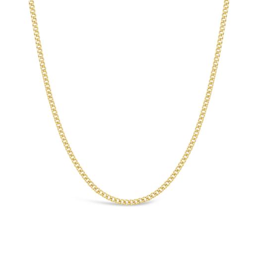 10K Yellow Gold 24" Miami Curb