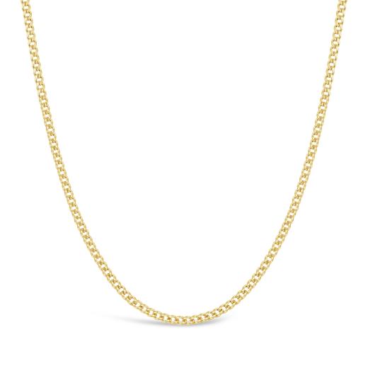 10K Yellow Gold 24" Semi-Solid Miami Cuban Chain