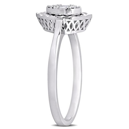 Julianna B 14K White Gold Diamond Marquise Fashion Ring