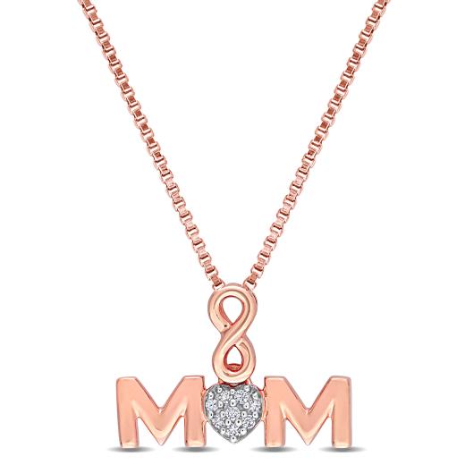Julianna B Sterling Silver Diamond Pendant
