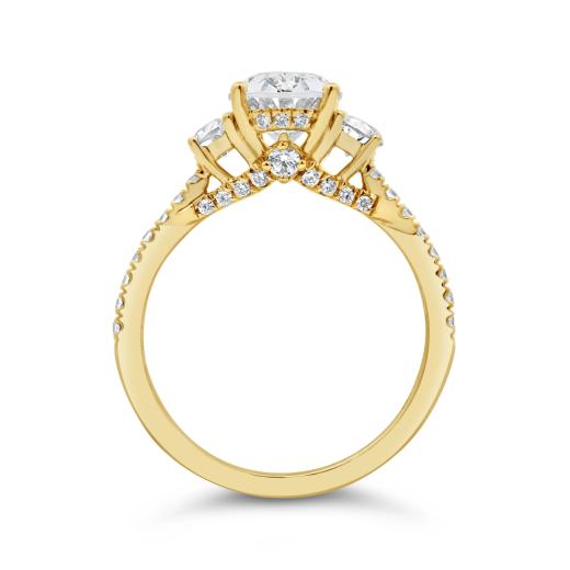 Jenny Packham Lab Grown 2.75CTW Oval Shaped Diamond Bridal Ring