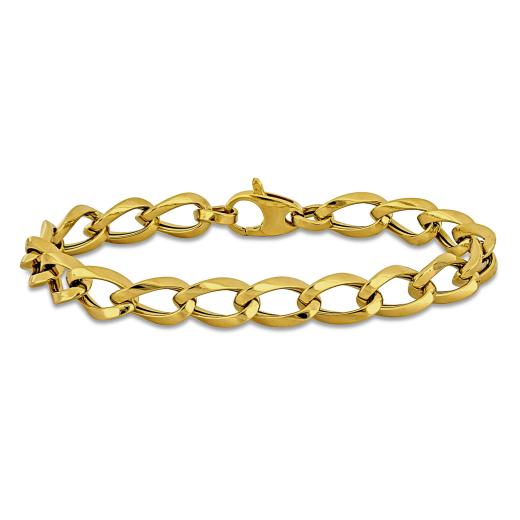 Julianna B 14K Yellow Gold 7.5mm Oval 7.5" Link Bracelet