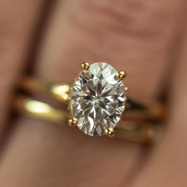 Close up of New Brilliance Diamond Ring